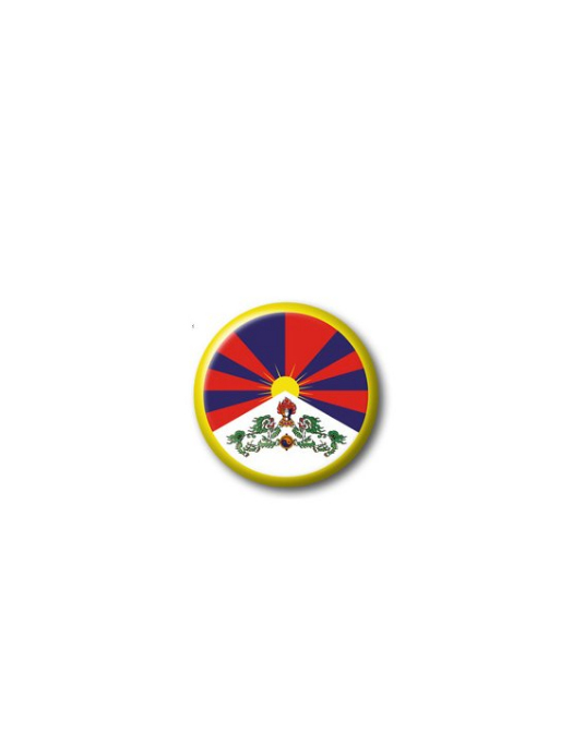 Button tibetská vlajka