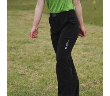Lehké outdoorové kalhoty Fox black - dámské