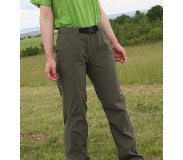 Lehké outdoorové kalhoty Fox khaki - dámské